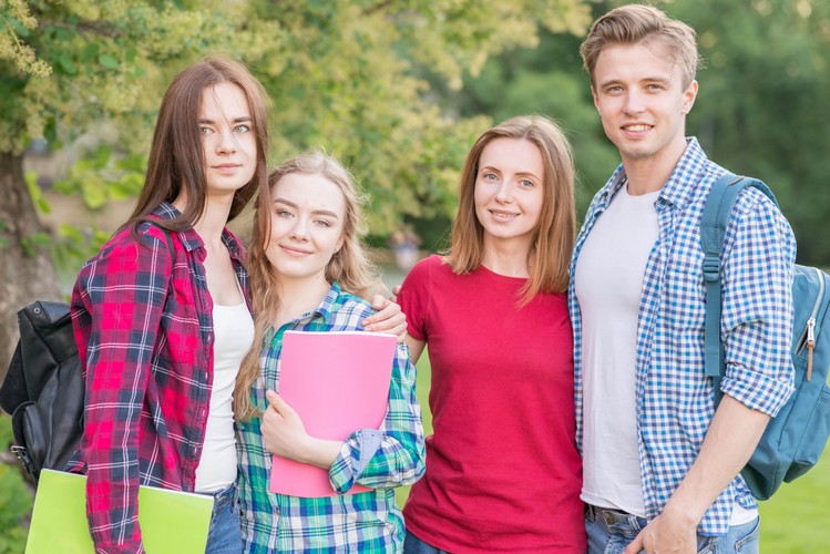 Counsellor guiding a student